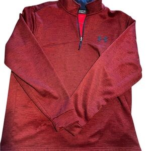 Under Armour Red Quarter-Zip Pullover